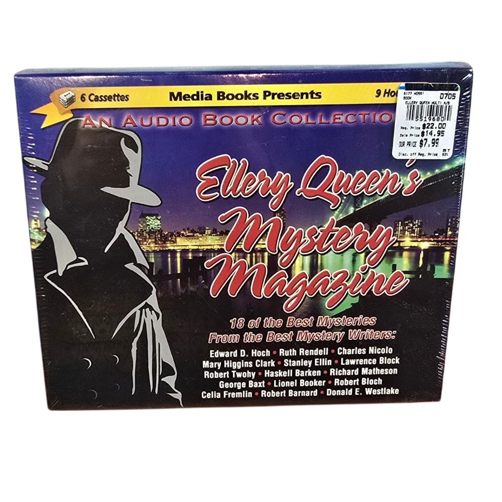 Audiobook collection Ellery Queen's Mystery Magazine FACTORY SEALED 18 books‎